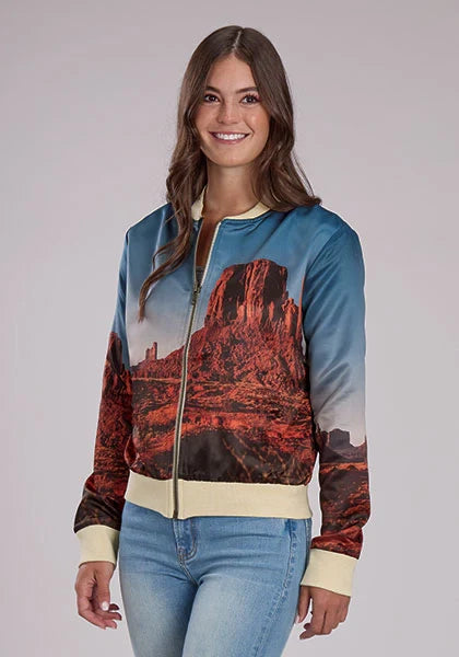 Roper 2532 Desert View (Multi) - Women's Bomber Jacket