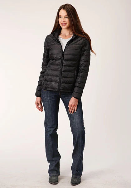 Roper 1744 Parachute (Black) - Women's Nylon Jacket
