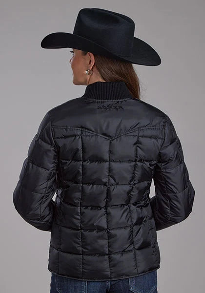 Roper 1473 Quilted Poly (Black) - Women's Jacket