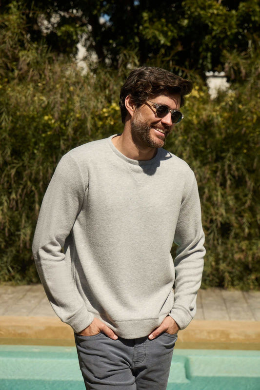 Butch Cashmist Crewneck - Heather Grey