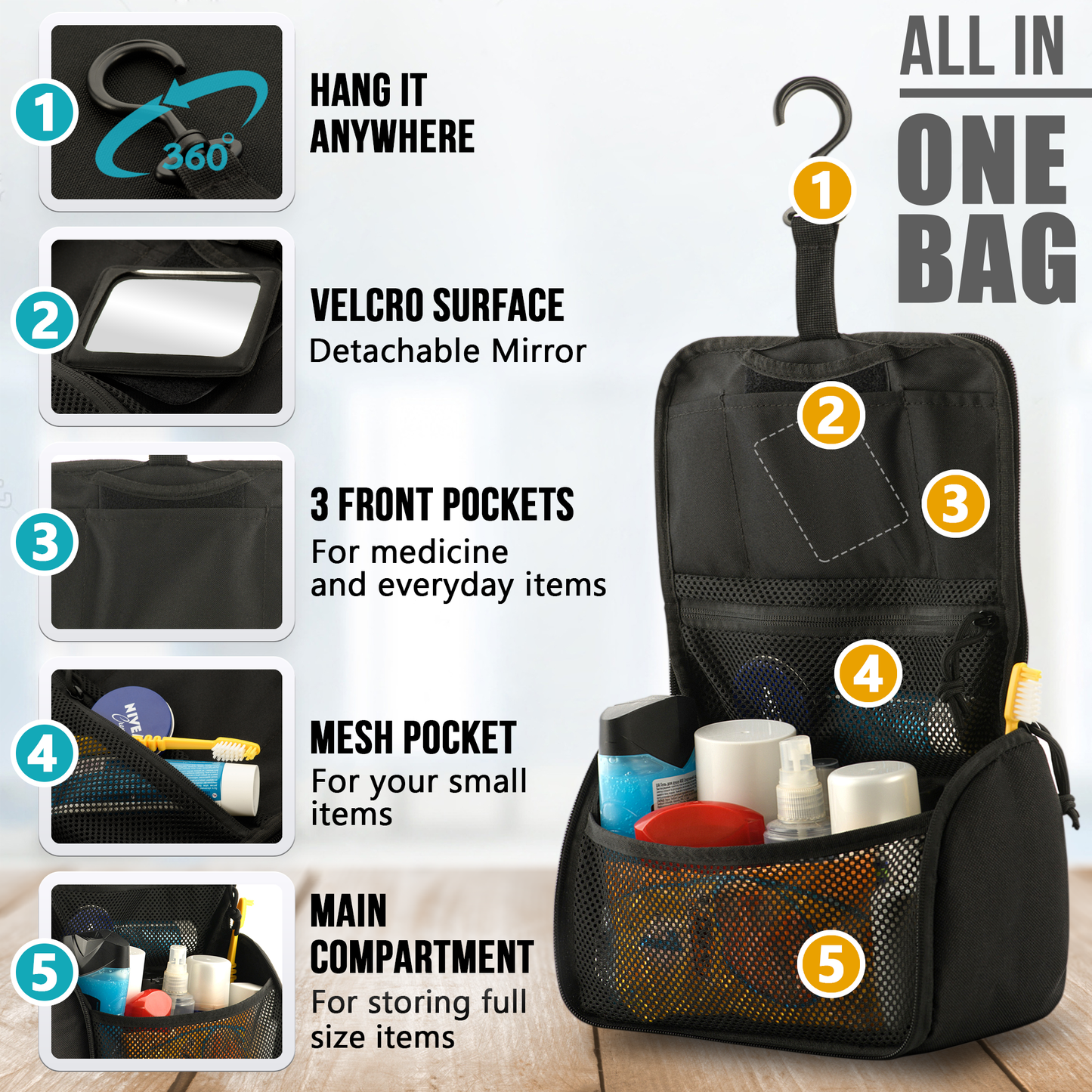 M‑Tac Tactical Toiletry Bag