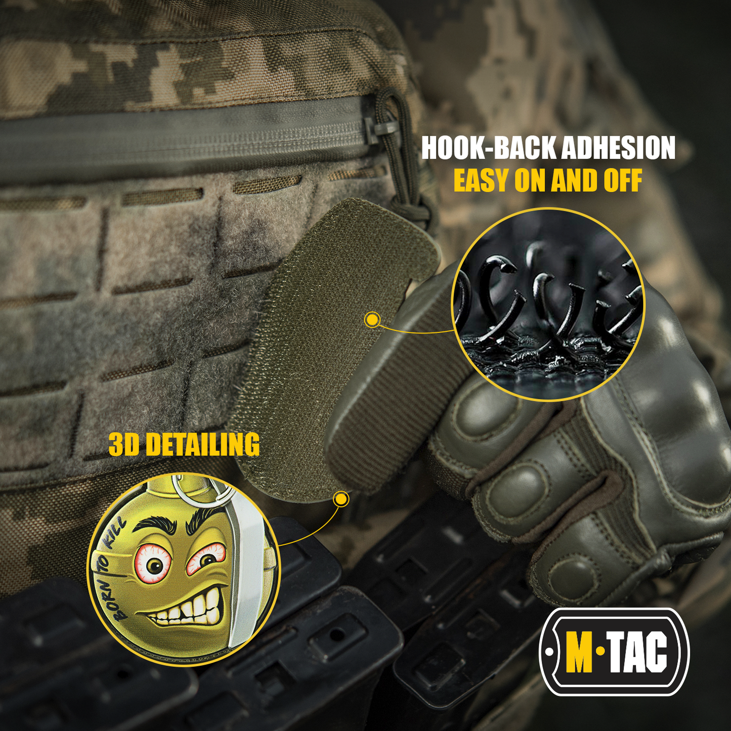 M-Tac M67 Grenade 3D PVC Patch