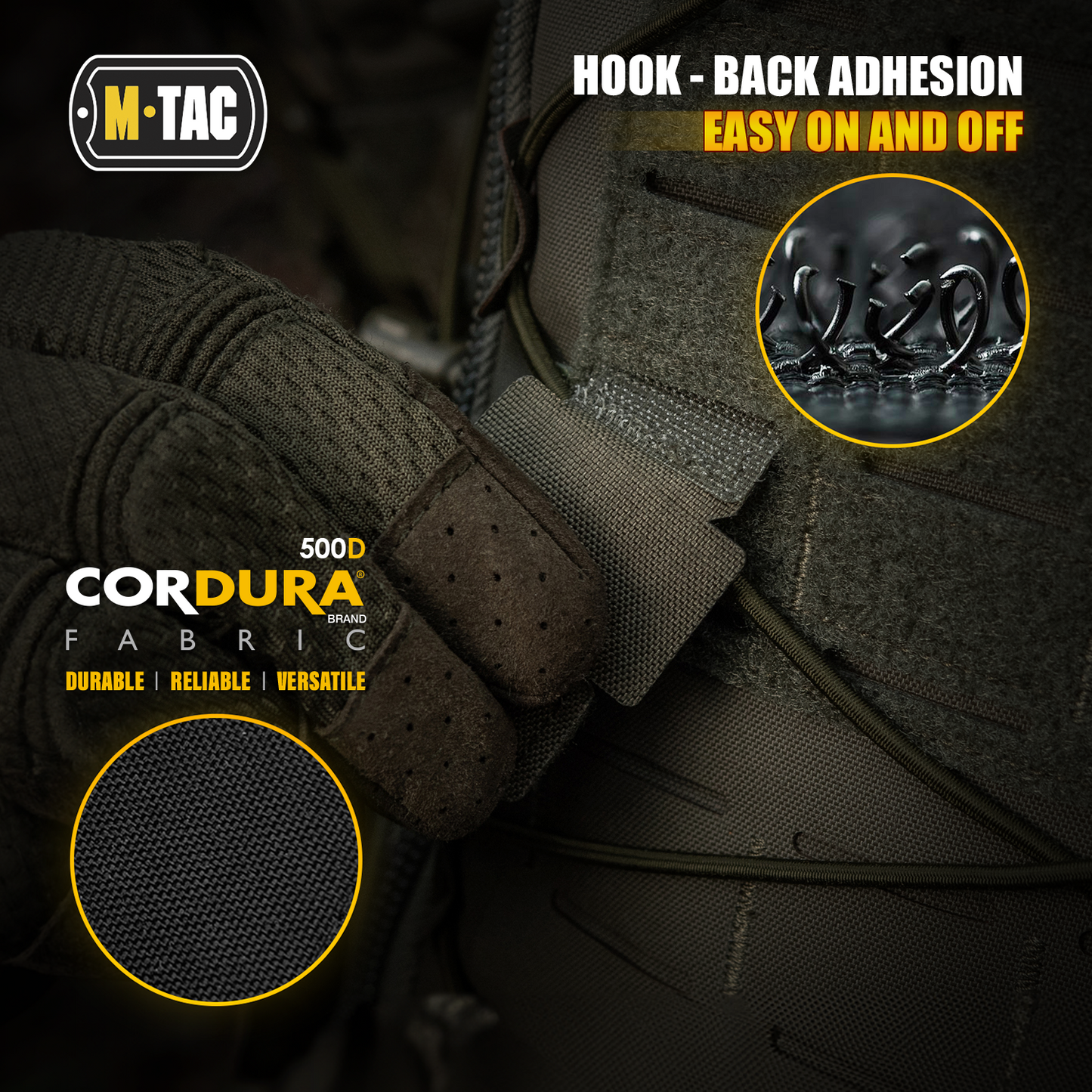 M-Tac Patch Tiger Eyes Laser Cut (couple)