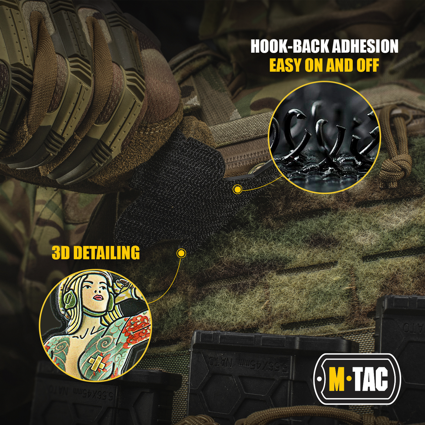 M-Tac Morale Patch Tactical Girl