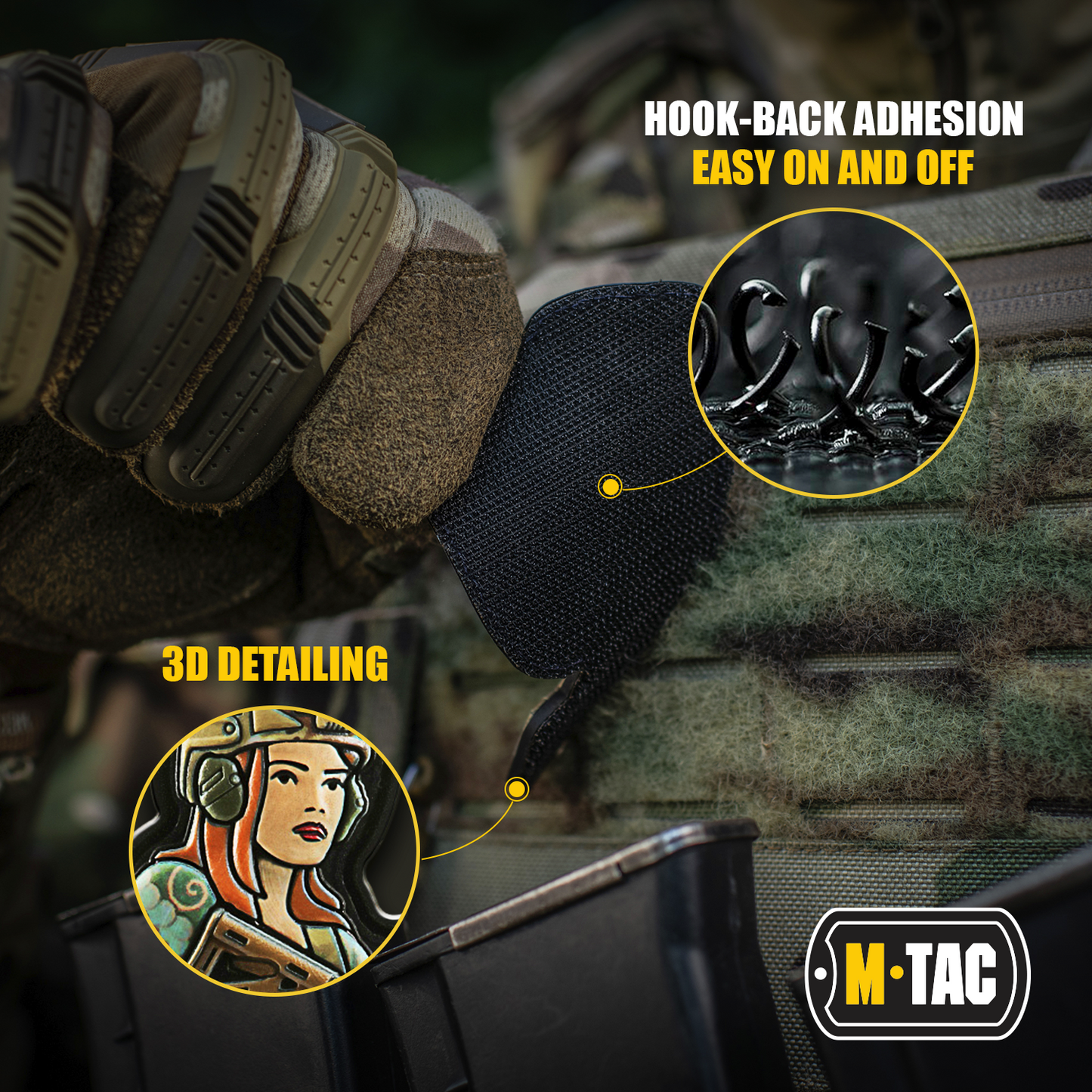 M-Tac Morale Patch Tactical Girl