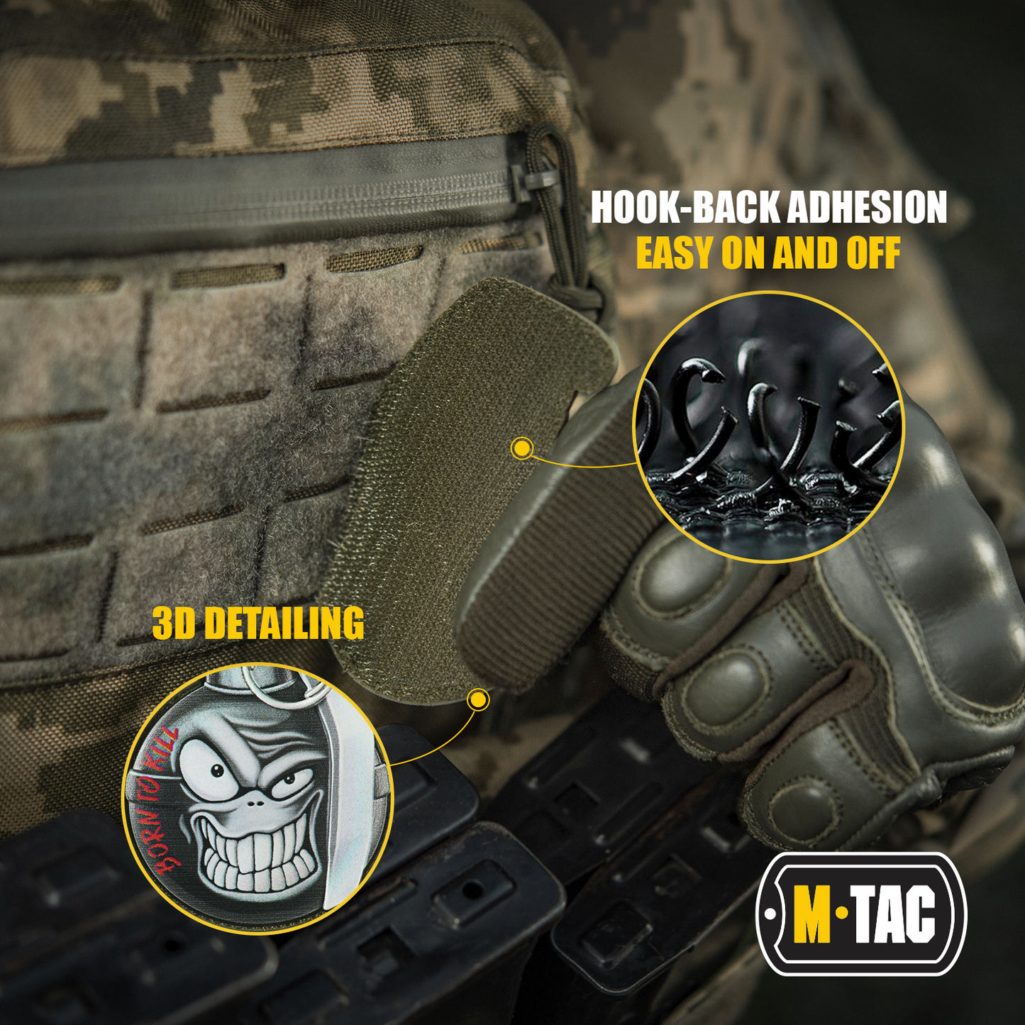M-Tac M67 Grenade 3D PVC Patch