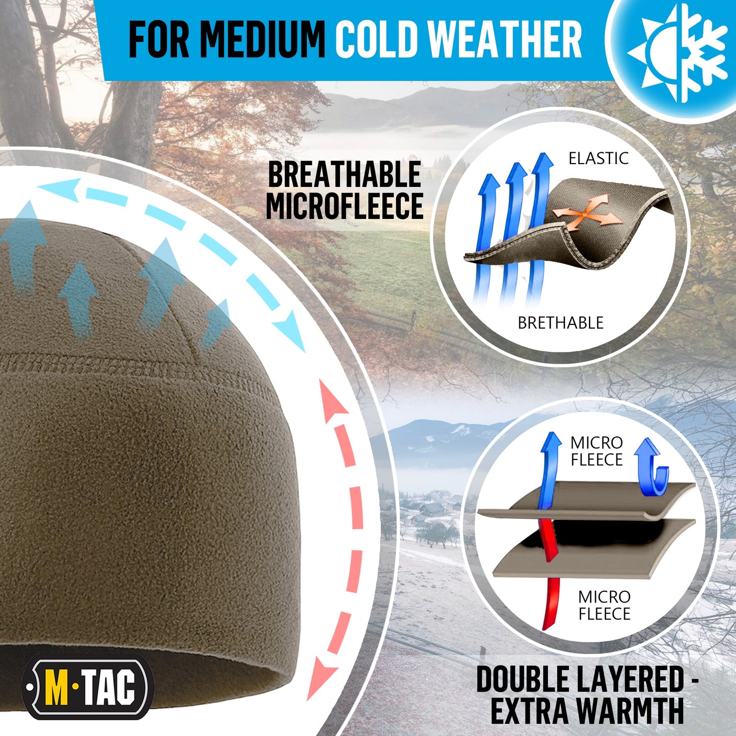 M-Tac Fleece Watch Cap (320 g/m2)