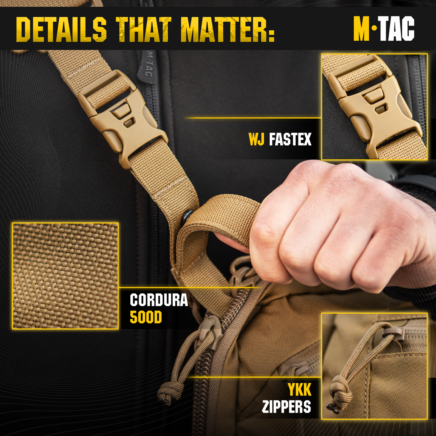 M-Tac Elite Sphaera Large Bag Gen II with Loop Panel