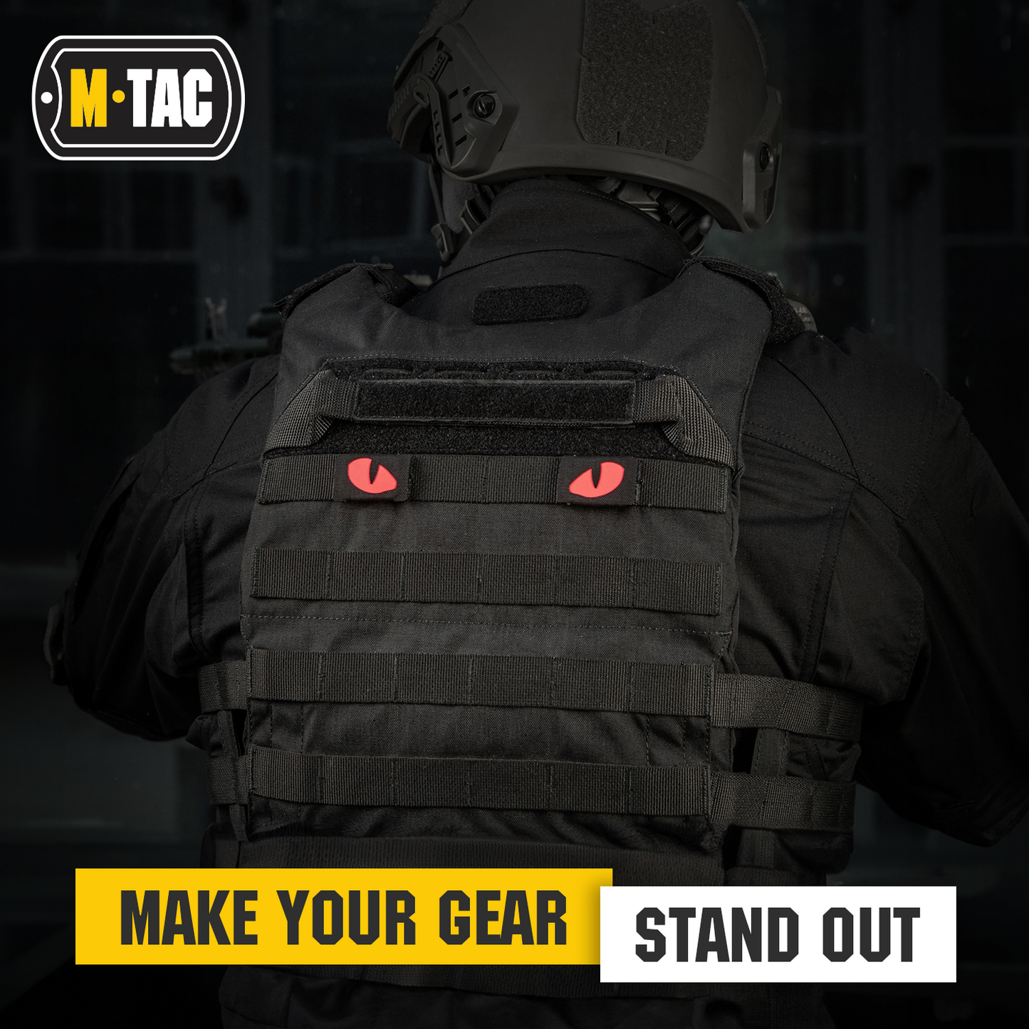 M-Tac Patch Tiger Eyes Laser Cut (couple)