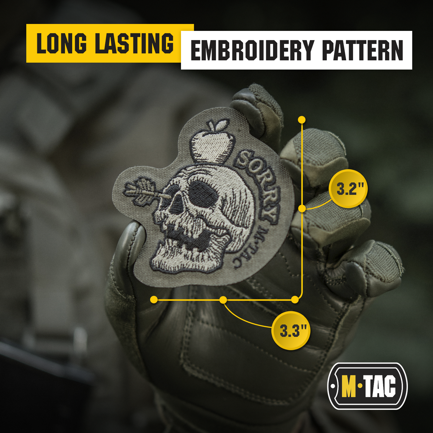 M-Tac “SORRY” Embroidered Morale Patch