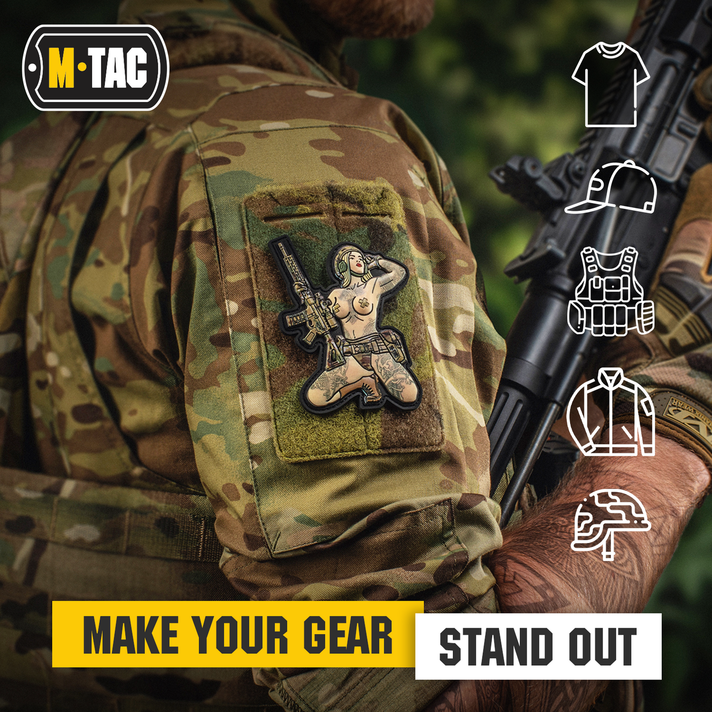 M-Tac Morale Patch Tactical Girl
