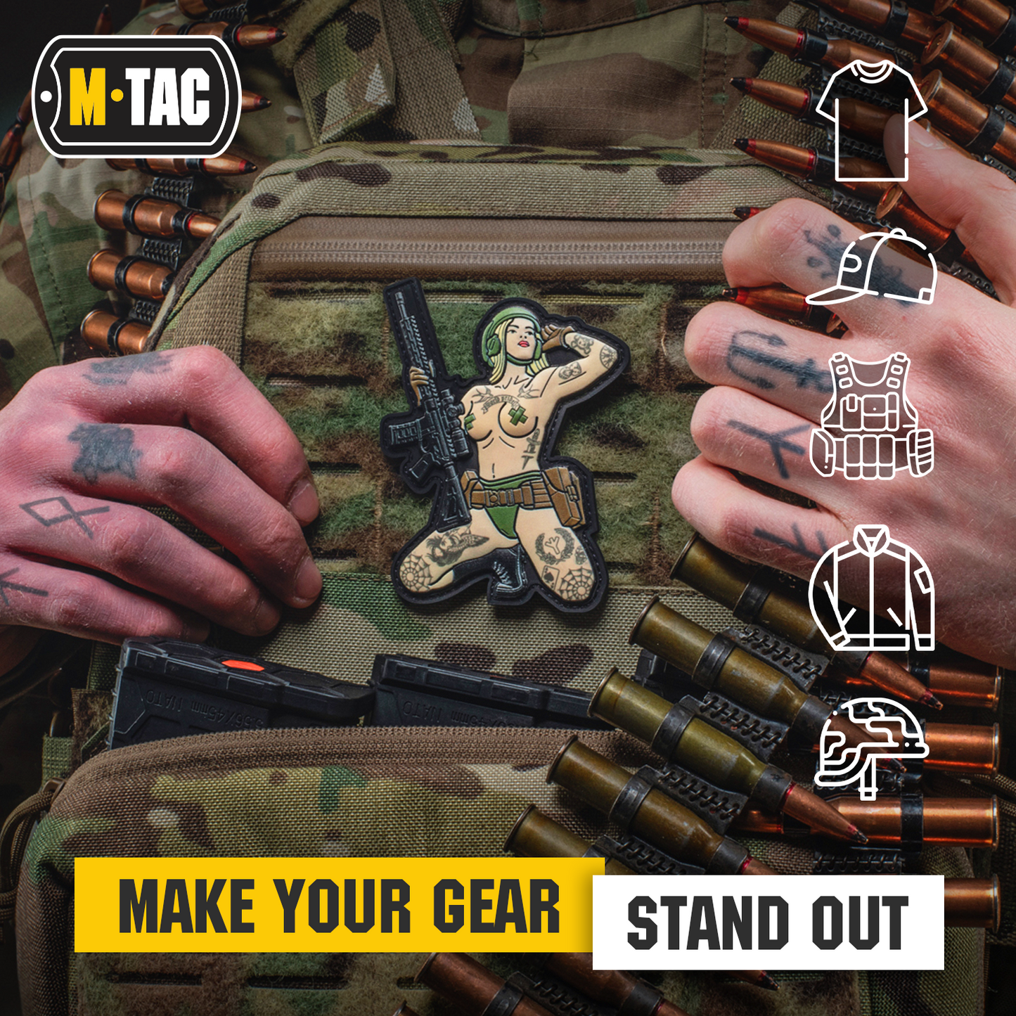 M-Tac Morale Patch Tactical Girl