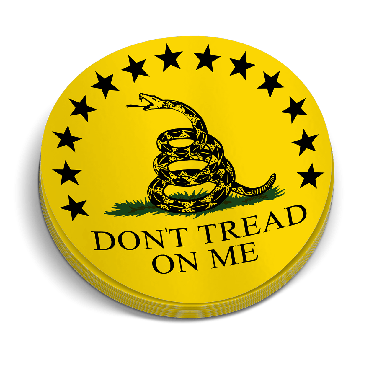Don't tread On Me Hard Hat Decal