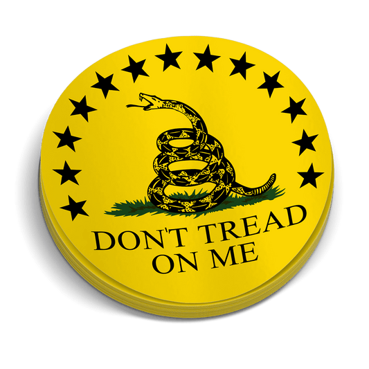 Don't tread On Me Hard Hat Decal