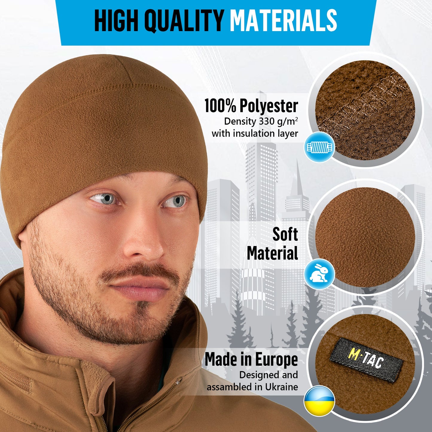 M-Tac Fleece Watch Cap (320 g/m2)