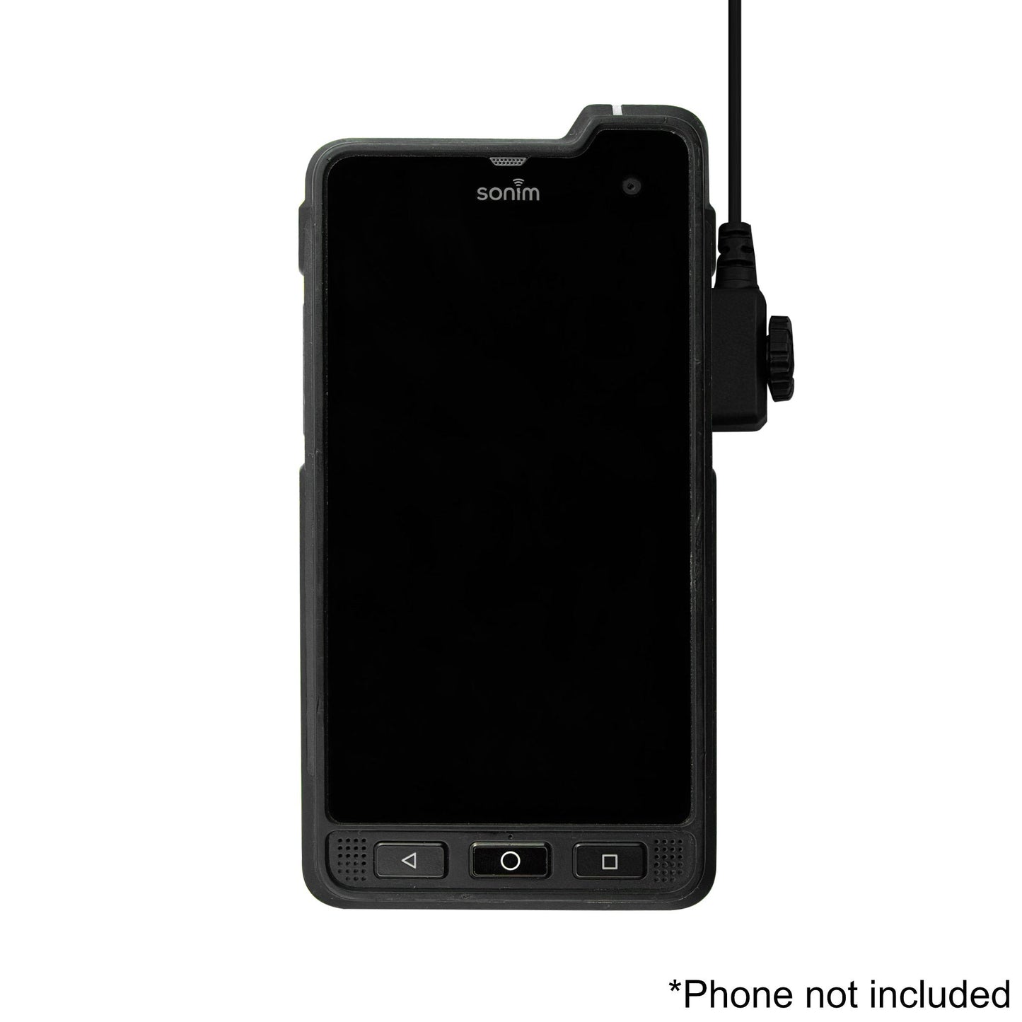 Tactical Radio Adapter/PTT for Headset w/ Quick Disconnect(Hirose): (w/ Electret Mic): US/Civilian/"Peltor" Wiring, Select ComTac III, XPI Models & Select Helicopter Headsets - Sonim XP5, XP5plus, XP5s, XP8, XP10