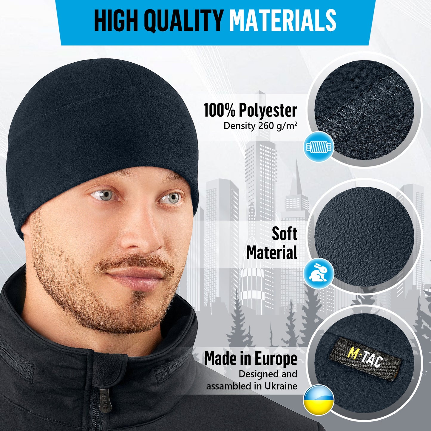 M-Tac Fleece Watch Cap (320 g/m2)
