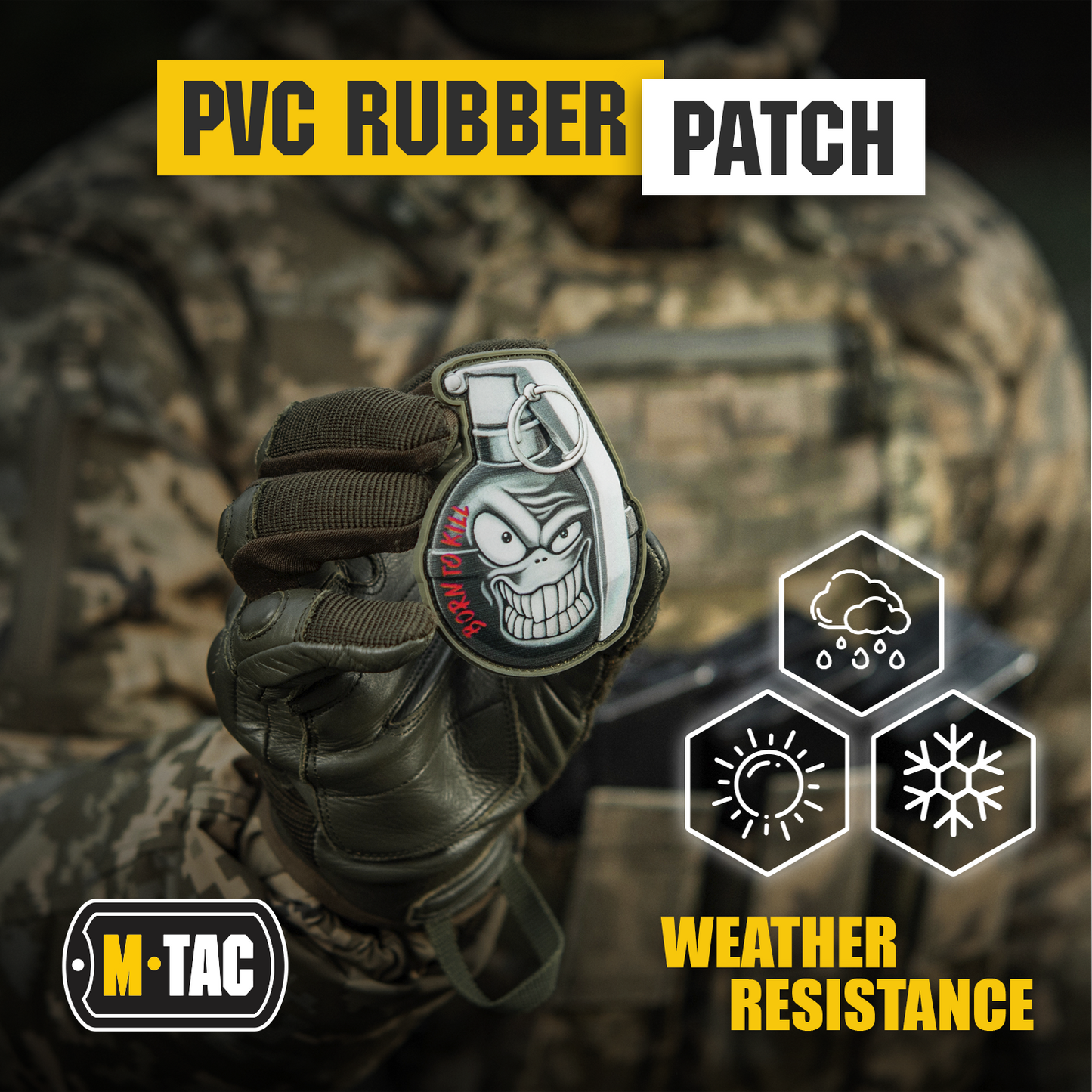 M-Tac M67 Grenade 3D PVC Patch