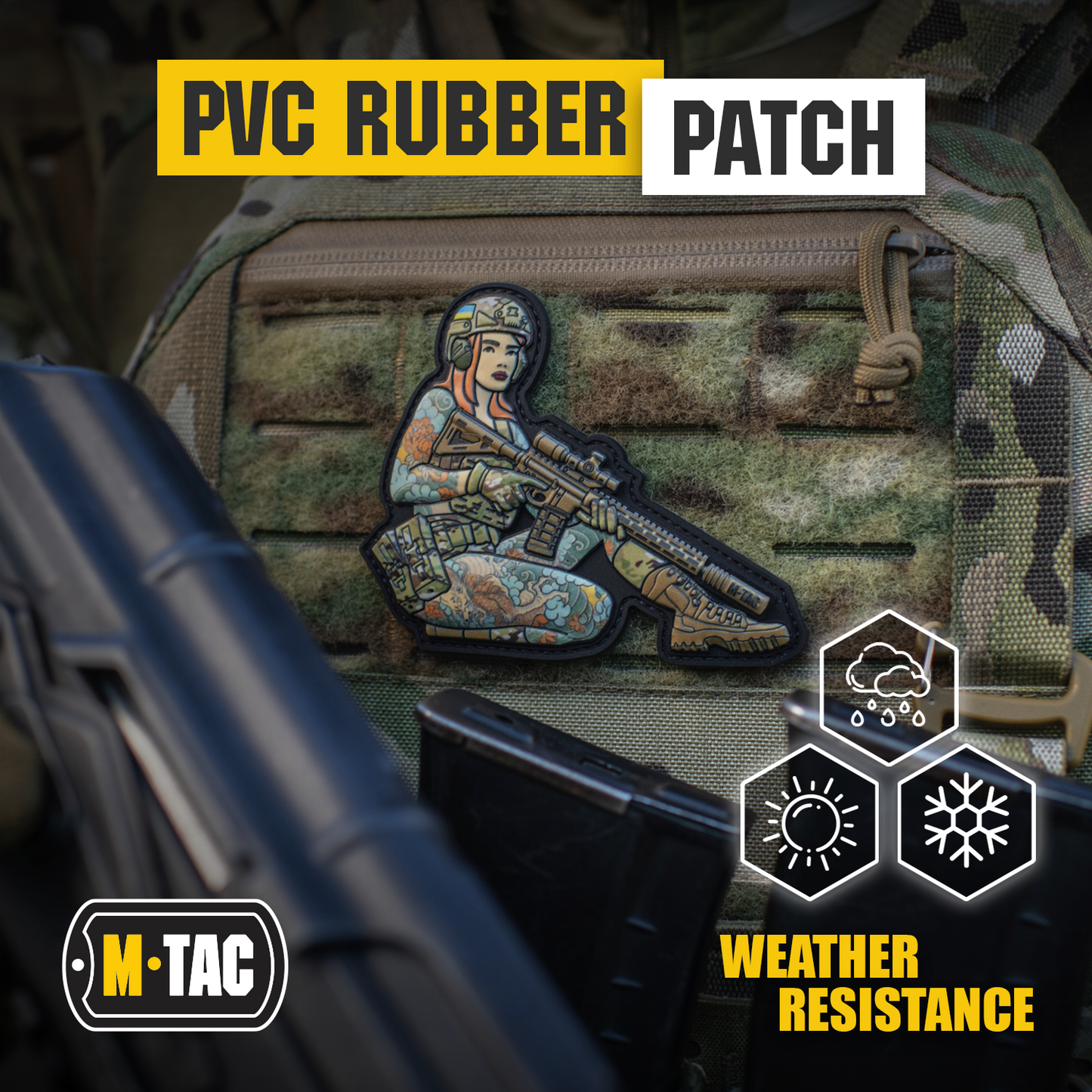 M-Tac Morale Patch Tactical Girl