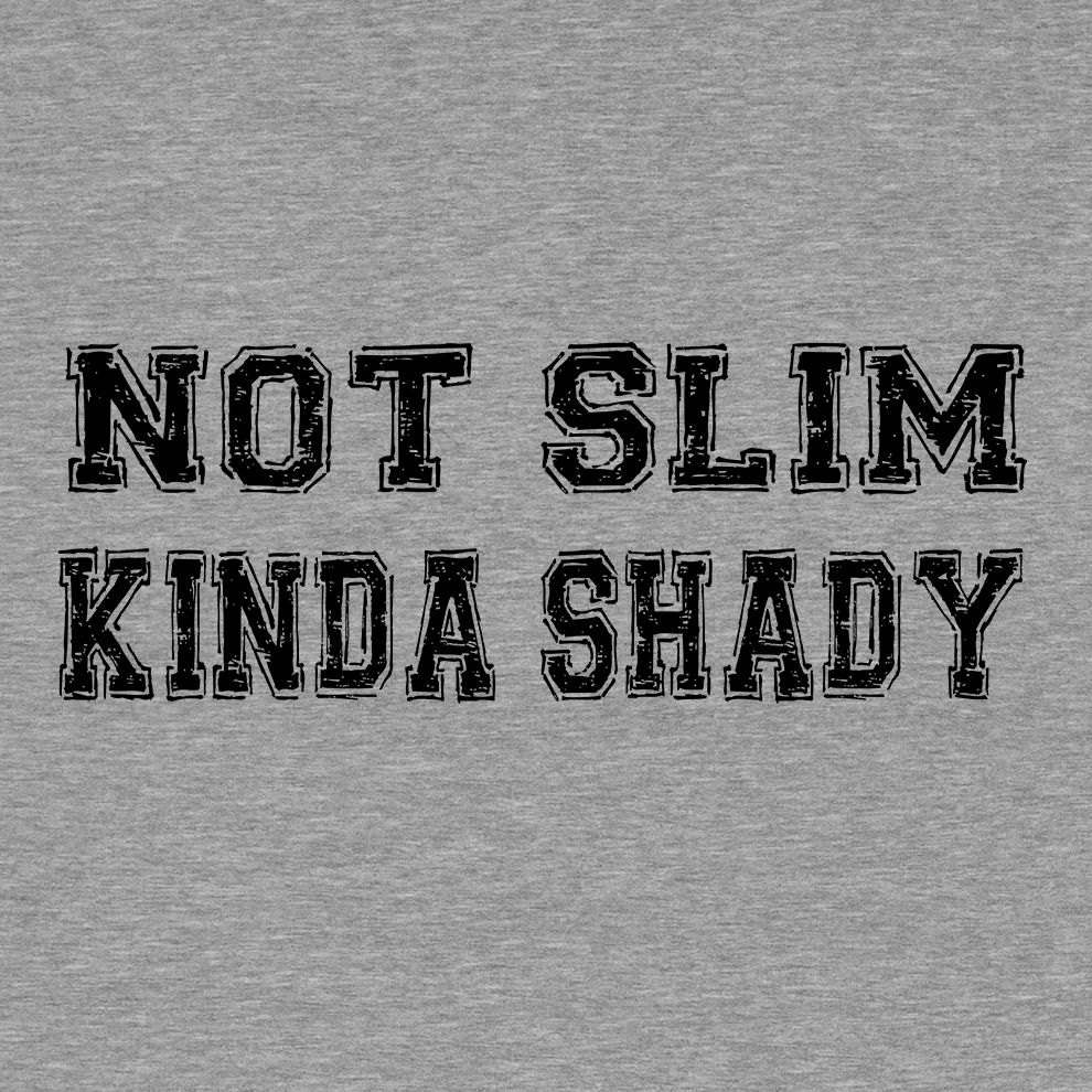 Slim Shady - Safety Yellow T-Shirt