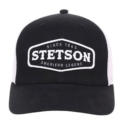 Stetson American Legend (Black/White) - Trucker Cap