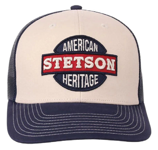 Stetson American Heritage (Cream/Navy) - Trucker Cap