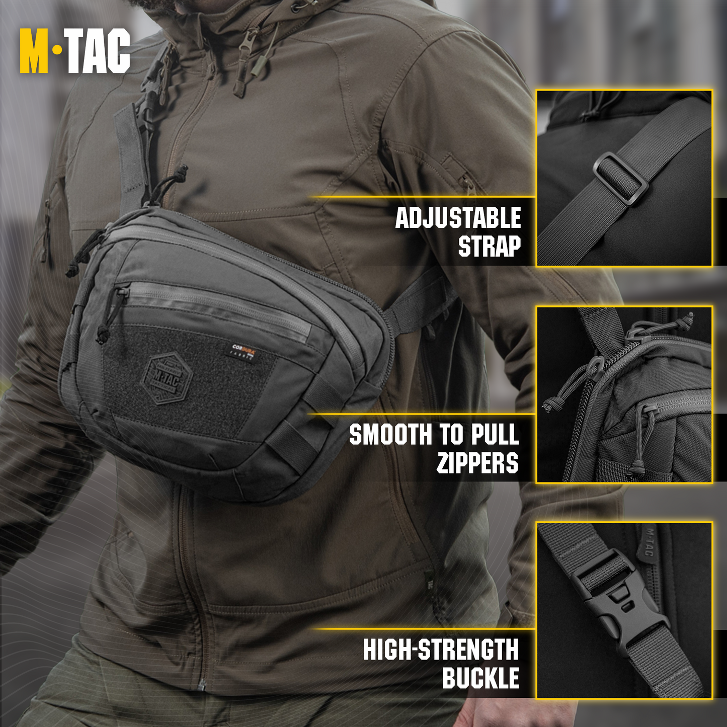 M-Tac Elite Sphaera Large Bag Gen II with Loop Panel