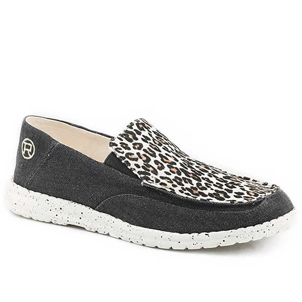 Roper Hang Loose Leopard Slip-On - Women's Fashion Sneaker