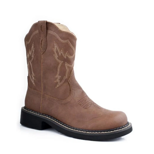 Roper Chunk Rider (Brown) - Women's Work Boot