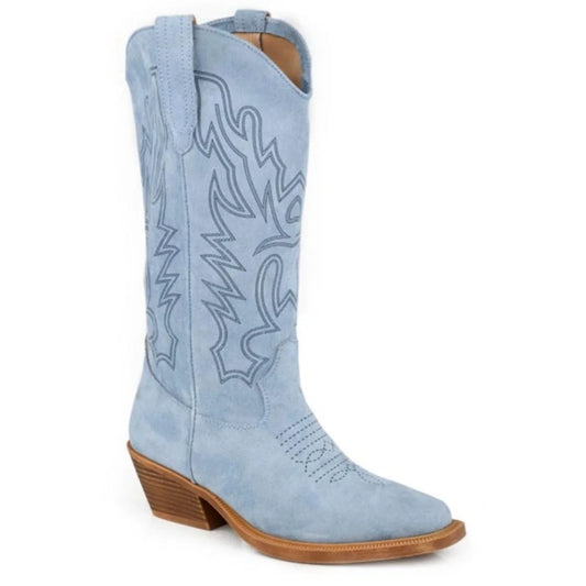Roper Kit Laser (Blue) - Women's Cowgirl Boot