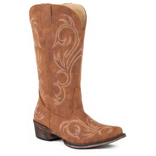 Roper Riley (Tan) - Women's Cowgirl Boot