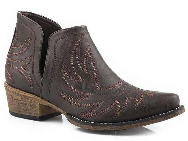 Roper Ava (Dark Brown) - Women's Cowgirl Boot