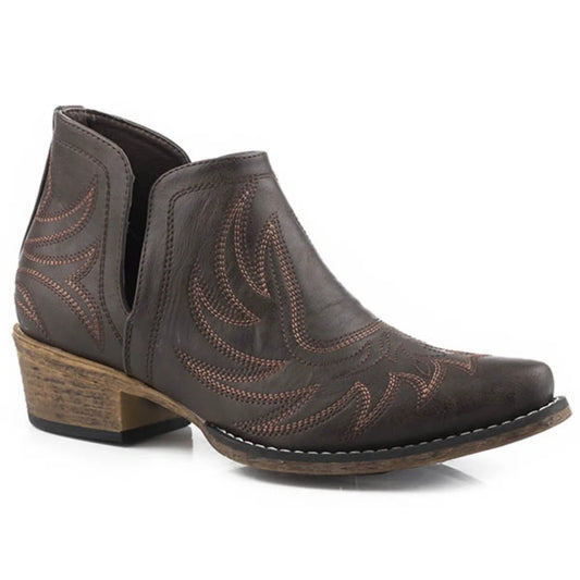 Roper Ava (Dark Brown) - Women's Cowgirl Boot