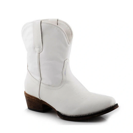 Roper Emma (White) - Women's Cowgirl Boot