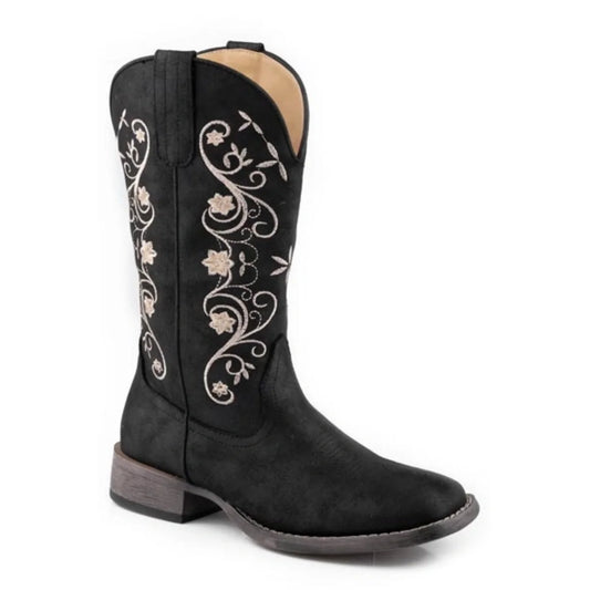 Roper Bailey (Black) - Women's Cowgirl Boot