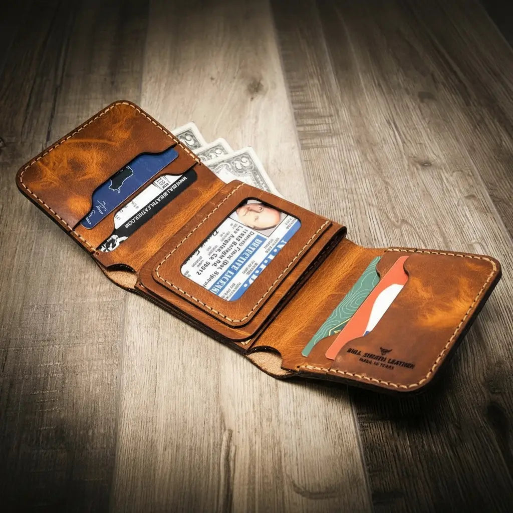Badge Trifold Wallet