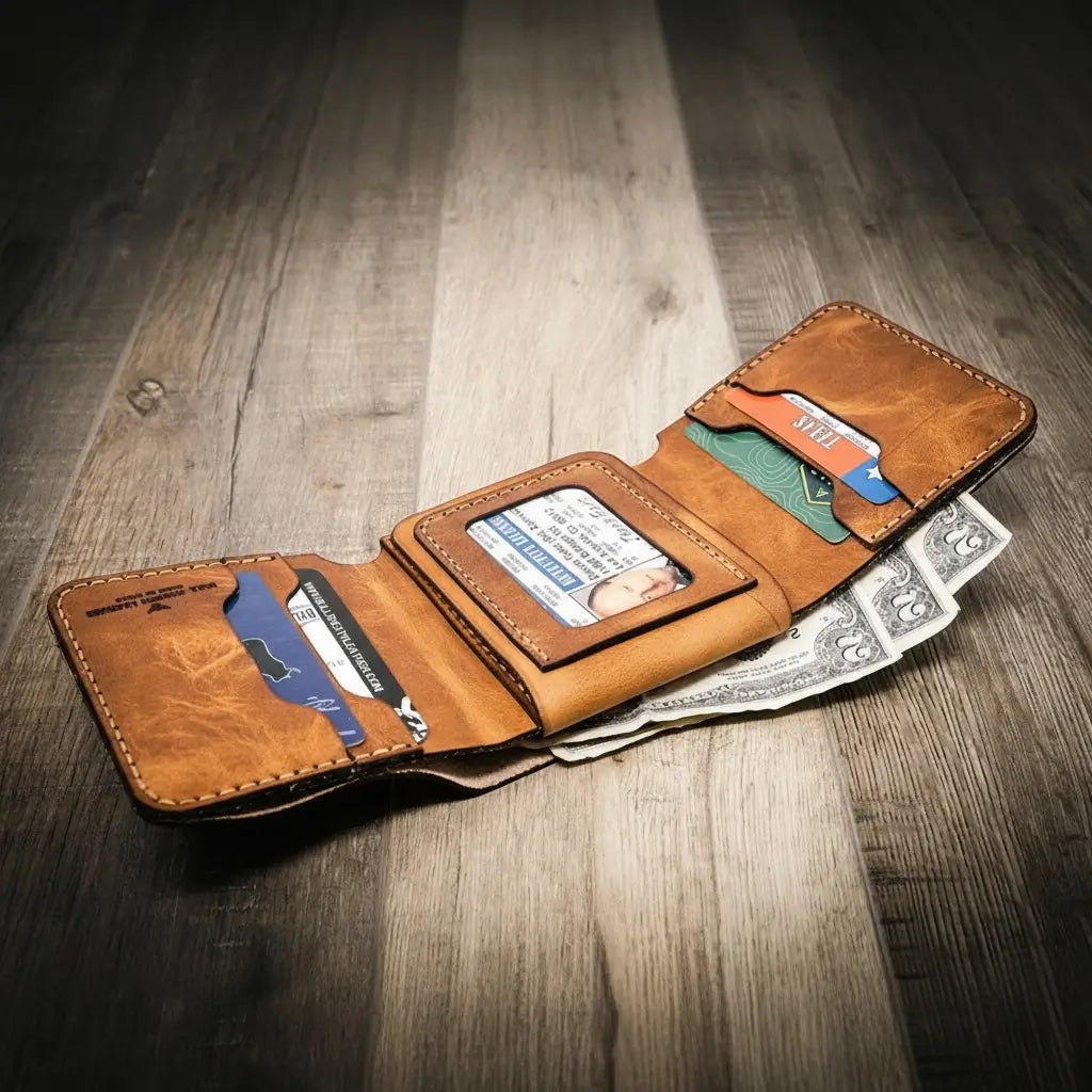 Badge Trifold Wallet