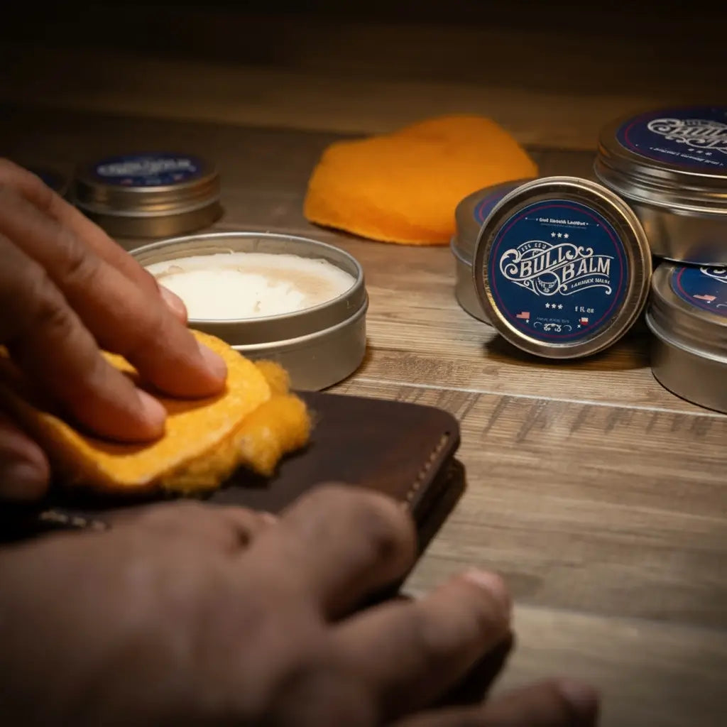 Leather Balm - "Bull Balm" Leather Conditioner - 4oz or 1 oz sizes
