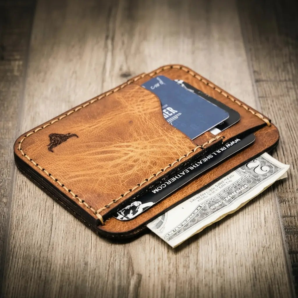 Mansfield Minimalist Wallet - Saddle Tan
