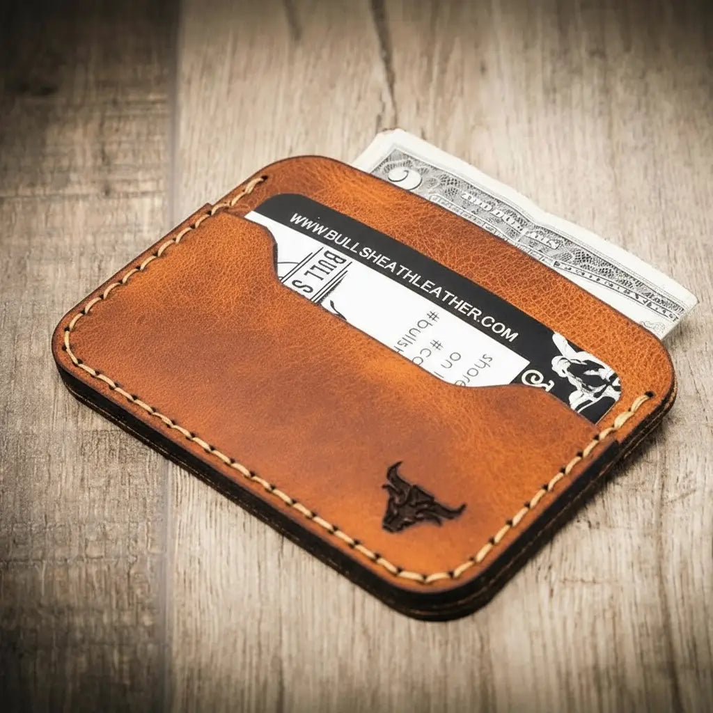Pflugerville Card Wallet - Chestnut Brown