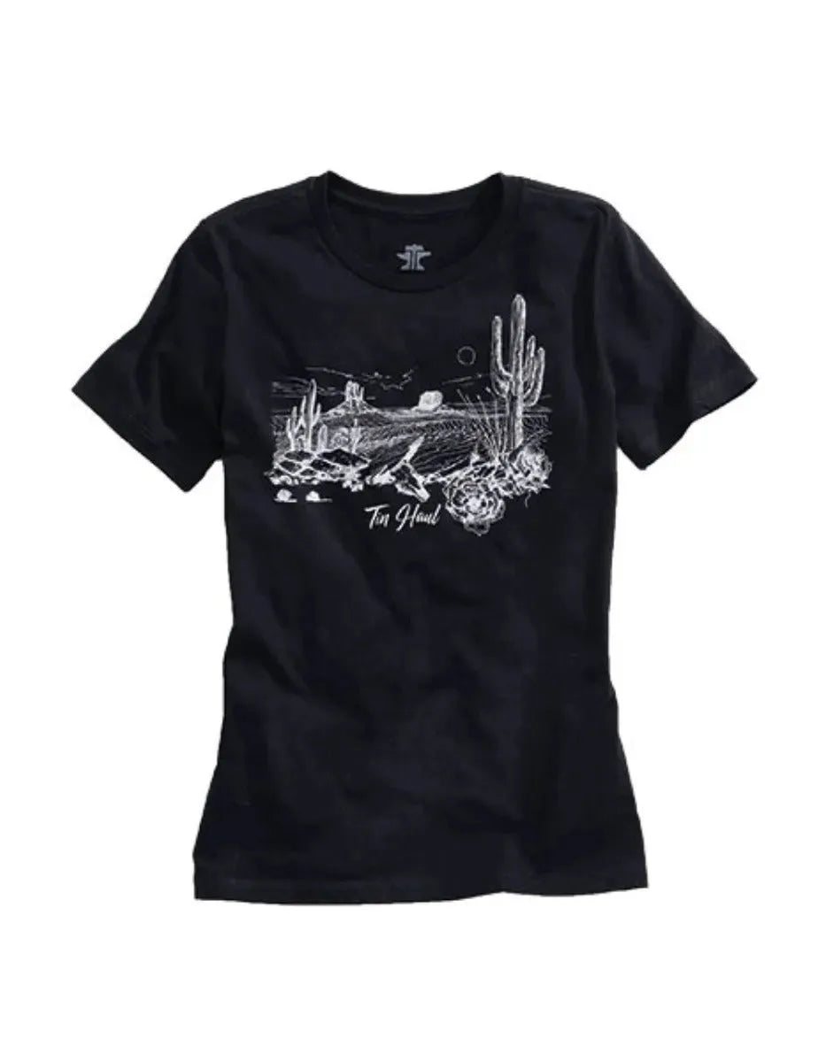 Tin Haul Desert Lines (Black) - Women's T-Shirt