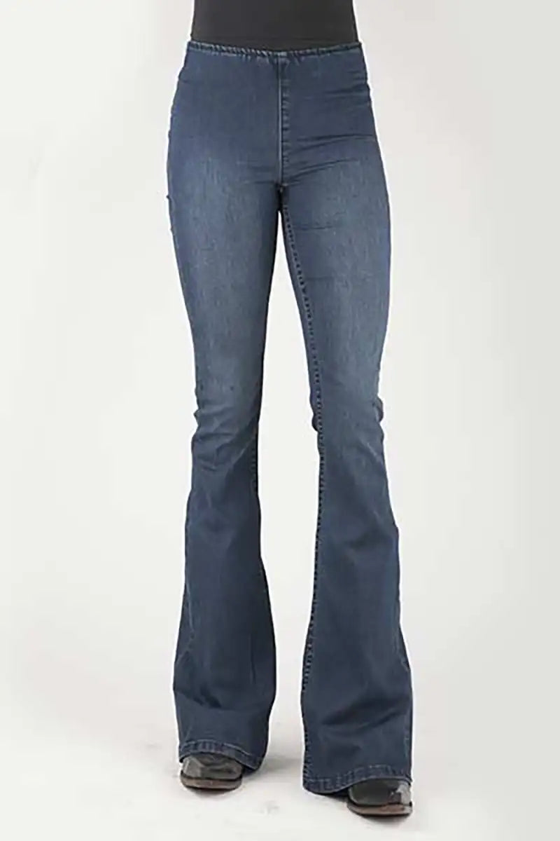 Tin Haul 825 Harlow Fit Skinny Flare ( Denim Dark Wash )- Women's Jeans
