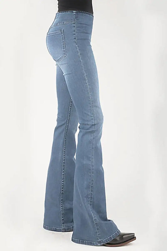 Tin Haul 825 Harlow Fit Skinny Flare ( Denim Light Wash )- Women's Jeans