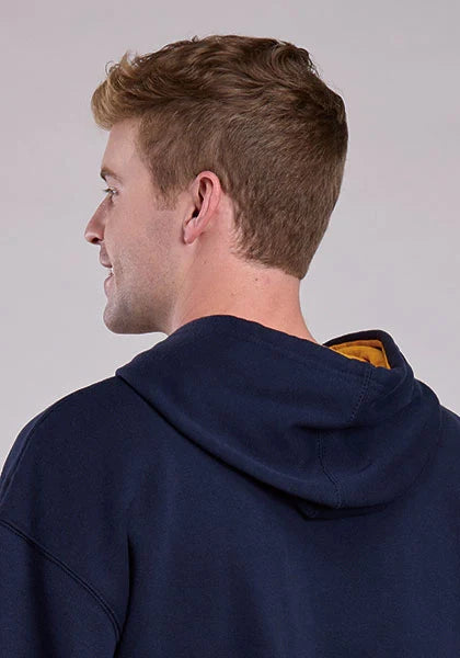 Tin Haul Bar and Anvil Logo (Navy) - Men's Hoodie Sweatshirt