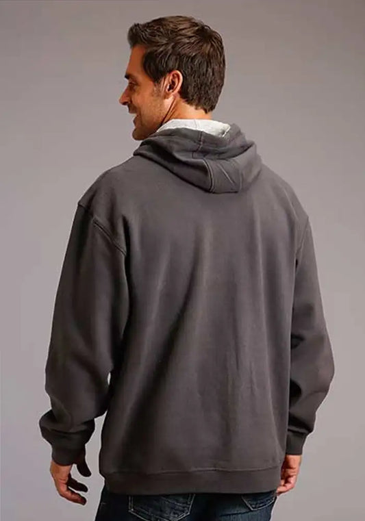 Stetson Tribal Spirit (Grey) - Men's Hoodie Sweatshirt