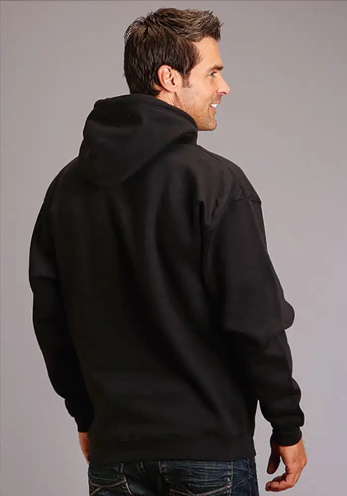Stetson Aztec Eagle (Black) - Men's Hoodie Sweatshirt