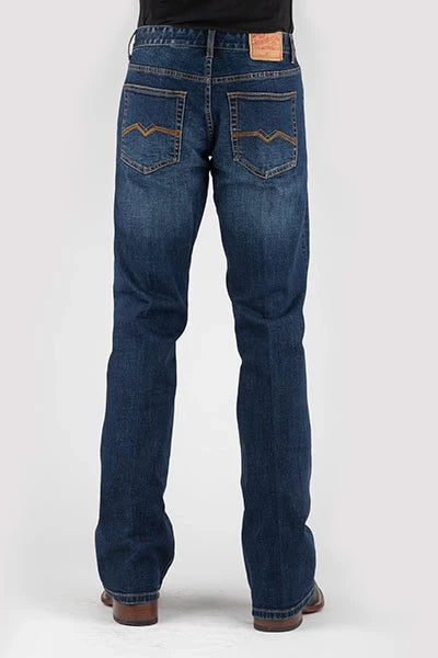 Stetson 1015 Rocker Stretch Fit Mountain (Dark Wash) - Men's Jeans