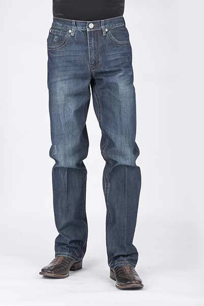 Stetson 1312 Fit Pocket Details (Dark Wash) - Men's Jeans