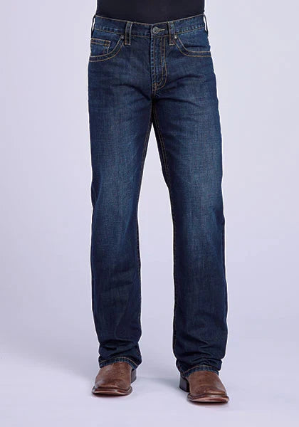 Stetson 1312 Modern Fit (Gold/Medium Wash) - Men's Jeans