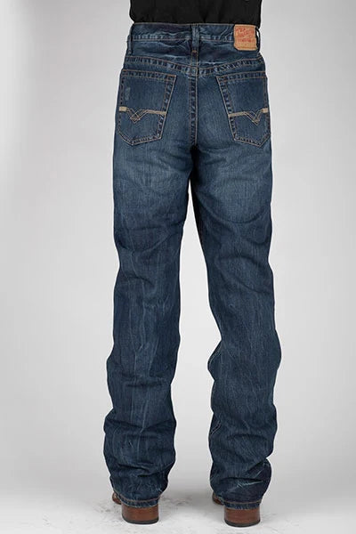 Stetson 1520 Straight Leg Fit V Pockets (Dark Wash) - Men's Jeans